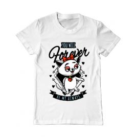 Tricou adler barbat forever my always alb