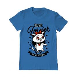 Tricou adler barbat forever my always albastru azuriu