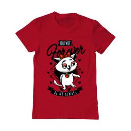 Tricou adler barbat forever my always rosu
