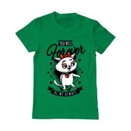 Tricou adler barbat forever my always verde mediu