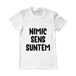 Tricou adler barbat nu are sens 1 alb