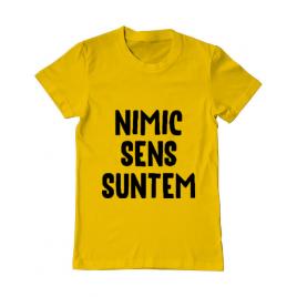 Tricou adler barbat nu are sens 1 galben