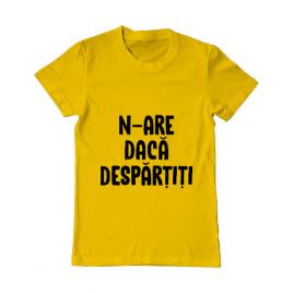 Tricou adler barbat nu are sens 2 galben