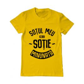 Tricou adler barbat o sotie minunata galben