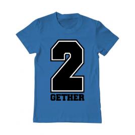 Tricou adler barbat together albastru azuriu