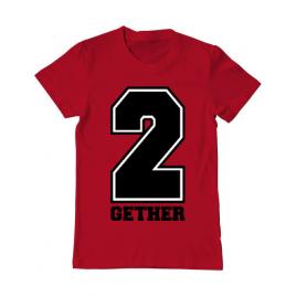 Tricou adler barbat together rosu