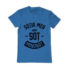 Tricou adler barbat un sot minunat albastru azuriu