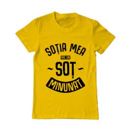 Tricou adler barbat un sot minunat galben