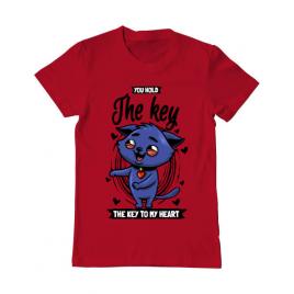 Tricou adler barbat you hold the key rosu