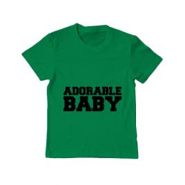 Tricou adler copil adorable baby verde mediu