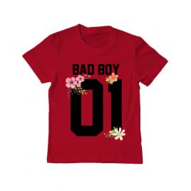 Tricou adler copil bad boy rosu