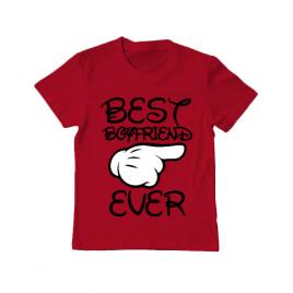 Tricou adler copil best boyfriend ever rosu