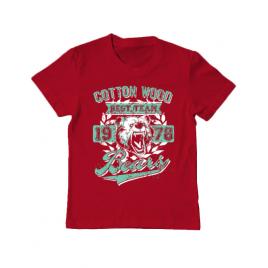 Tricou adler copil cotton wood rosu