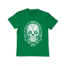 Tricou adler copil diamond eyes verde mediu