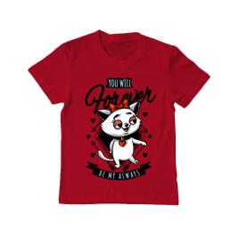 Tricou adler copil forever my always rosu