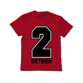 Tricou adler copil together rosu