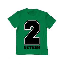Tricou adler copil together verde mediu