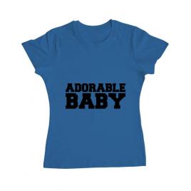 Tricou adler dama adorable baby albastru azuriu