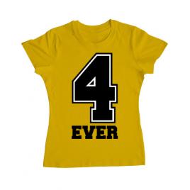 Tricou adler dama forever galben