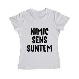 Tricou adler dama nu are sens 1 alb