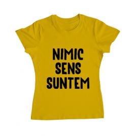 Tricou adler dama nu are sens 1 galben