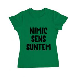 Tricou adler dama nu are sens 1 verde mediu