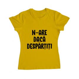Tricou adler dama nu are sens 2 galben