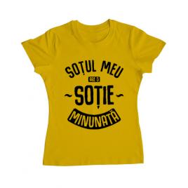 Tricou adler dama o sotie minunata galben
