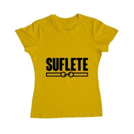 Tricou adler dama suflete galben