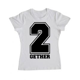Tricou adler dama together alb