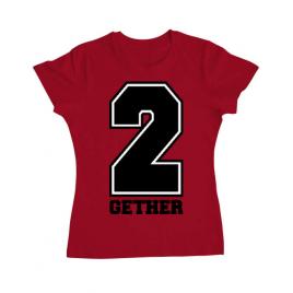 Tricou adler dama together rosu