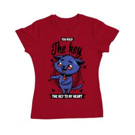 Tricou adler dama you hold the key rosu