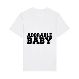 Tricou stanley stella barbat adorable baby alb