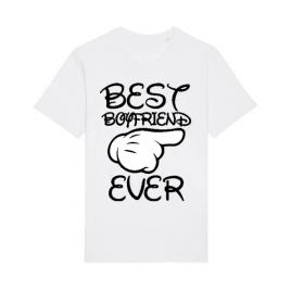 Tricou stanley stella barbat best boyfriend ever alb