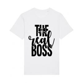 Tricou stanley stella barbat the real boss alb