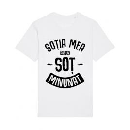 Tricou stanley stella barbat un sot minunat alb
