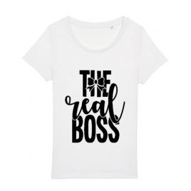 Tricou stanley stella dama the real boss alb