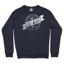 Bluza adler barbat when nothing goes right denim inchis