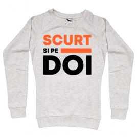 Bluza adler dama scurt si pe doi migdala melanj