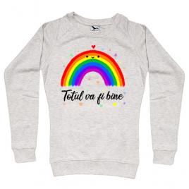 Bluza adler dama totul va fi bine migdala melanj