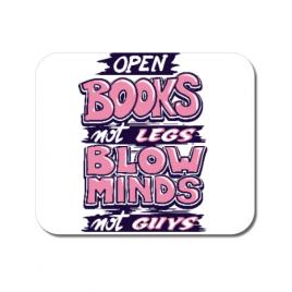 Mousepad personalizat open books alb