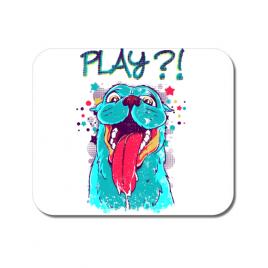 Mousepad personalizat play alb