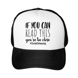 Sapca personalizata too close alb