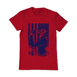 Tricou adler barbat motorist rosu