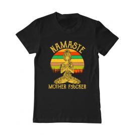Tricou adler barbat namaste motherfucker negru