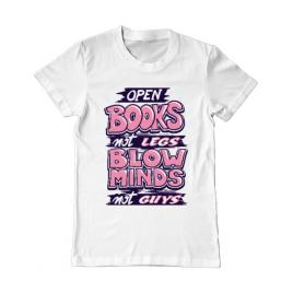 Tricou adler barbat open books alb