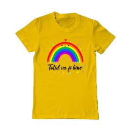 Tricou adler barbat totul va fi bine galben