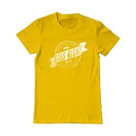 Tricou adler barbat when nothing goes right galben