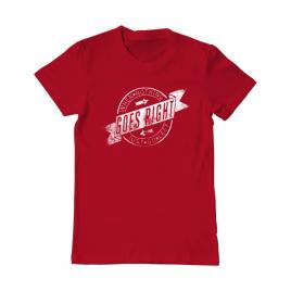 Tricou adler barbat when nothing goes right rosu