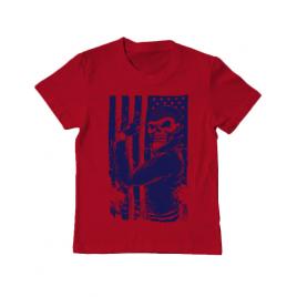 Tricou adler copil motorist rosu